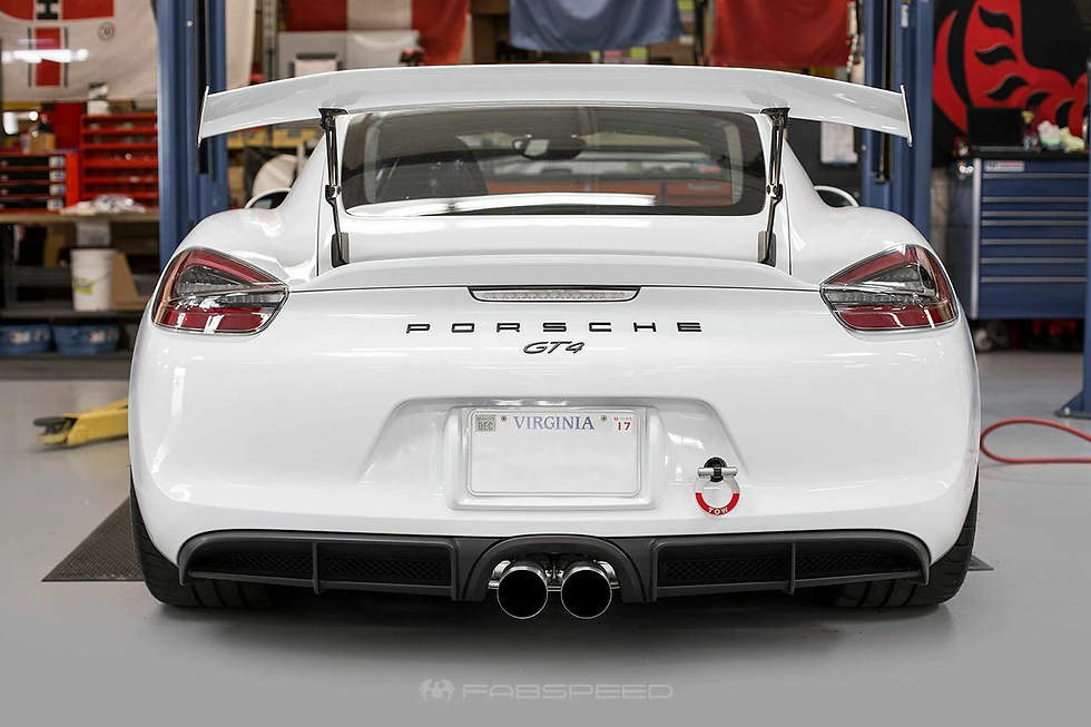 Thumbnail: Porsche 981 Cayman GT4 Single-Wall Tips