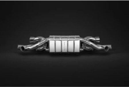 CAPRISTO PORSCHE 991.1 AND 991.2 TURBO/TURBO S VALVED EXHAUST MUFFLER