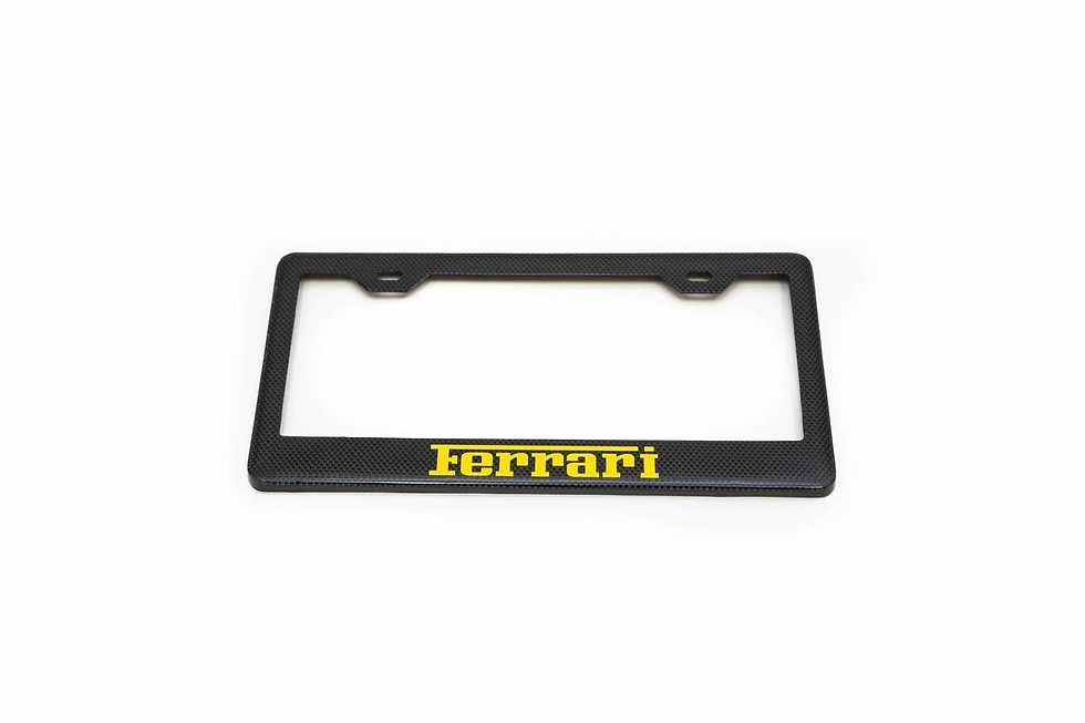 Thumbnail: Carbon Fiber License Plate Frames