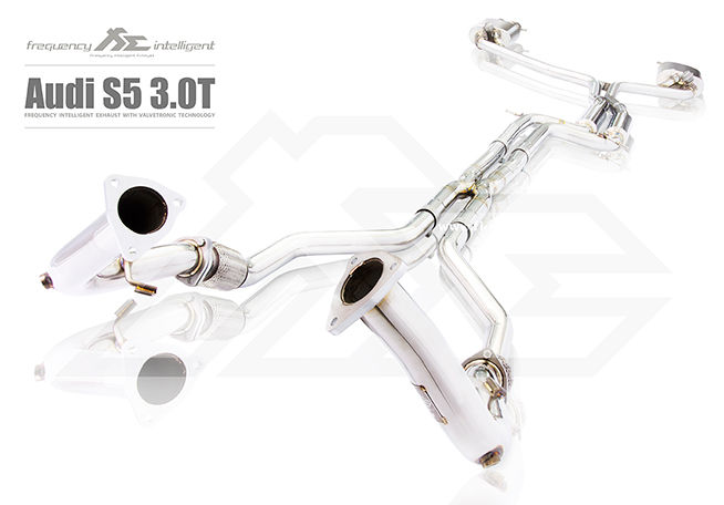 FI Exhaust Audi 2009+ S4/S5 Sportback (B8/B8.5) Quad Tips 78mm