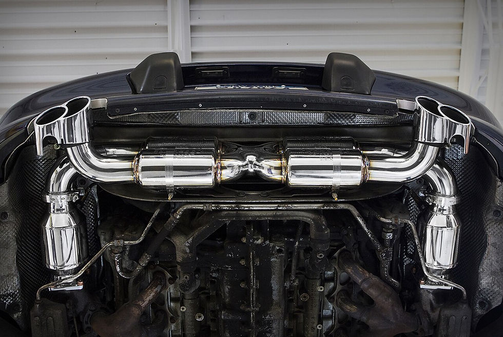 Thumbnail: Porsche 996 GT2 70mm Supersport X- Pipe Exhaust System (2001-2005)