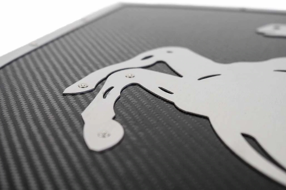 Thumbnail: Carbon Fiber Wall Art - Ferrari