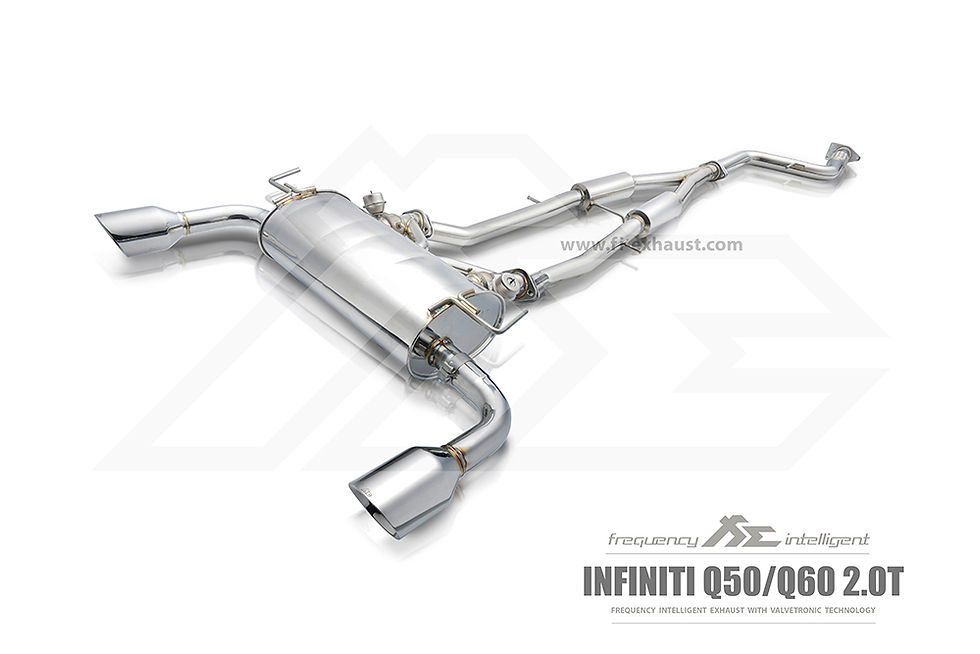 Thumbnail: FI Exhaust INFINITI Infinite Q50/Q60 2.0T 2019 Dual Tips