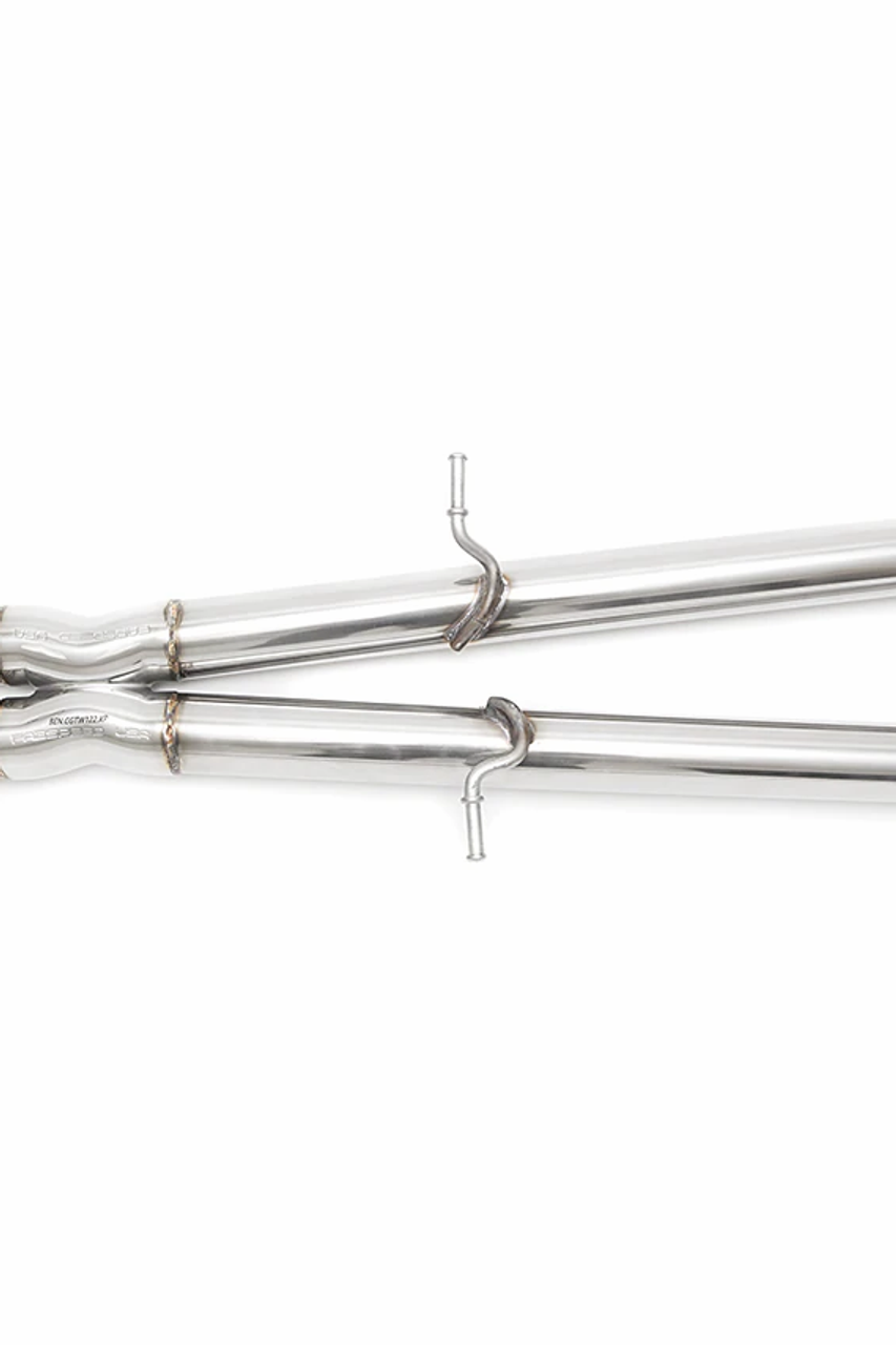 Bentley Cont. GT/GTC/GT SPEED Resonator & Secondary Cat Bypass X-Pipe(2013-2018)