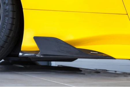 Thumbnail: CAPRISTO FERRARI 488 GTB & GTS CARBON SIDE FINS (WITH ADAPTERS)