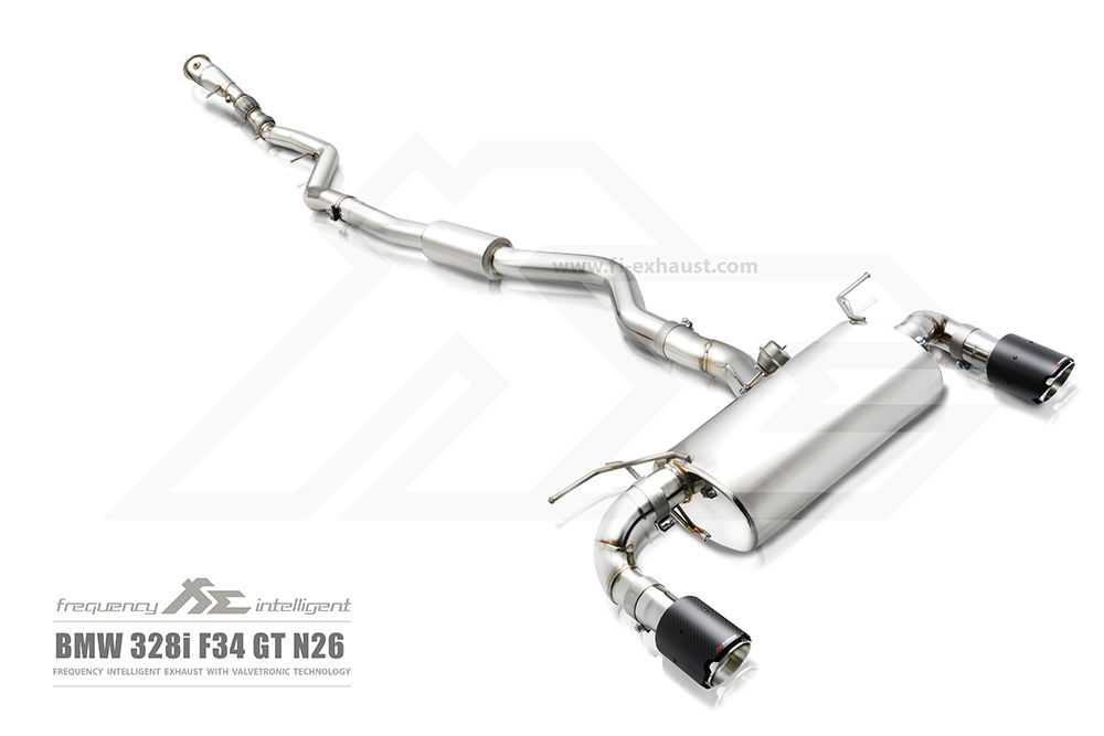 FI Exhaust BMW F34 328i GT N20/N26 2012+ Dual Tips & Quad Tips