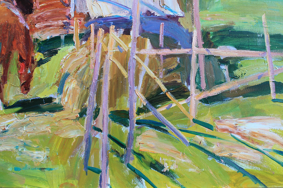 Thumbnail: SPRING IN THE OLD VILLAGE. Oksana Svizhak