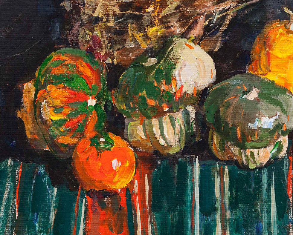 Thumbnail: STILL LIFE WITH PUMPKINS. Volodymyr Kovalov