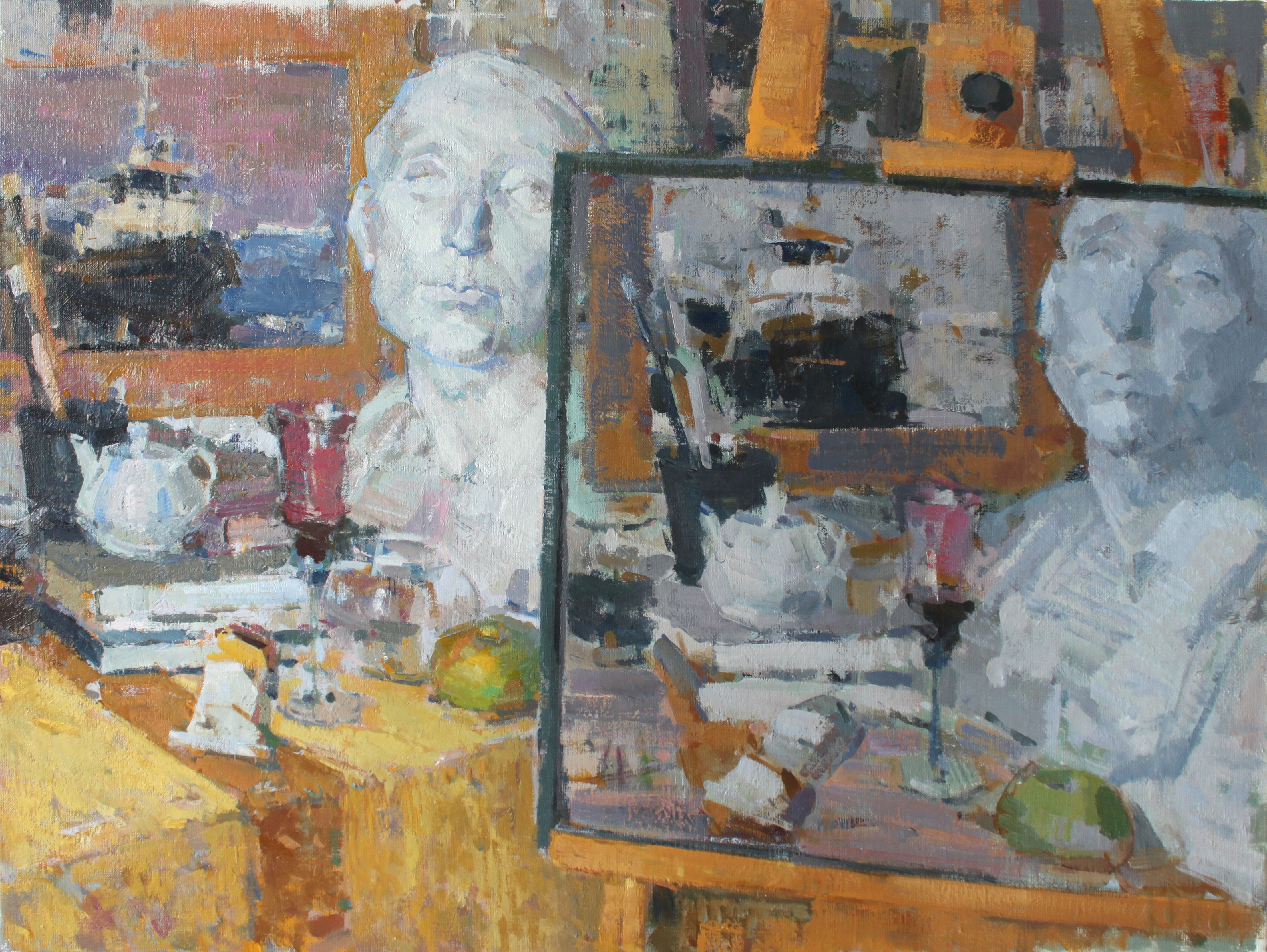 STILL LIFE WITH A BUST OF NICCOLÒ DA UZZANO. Vadim Suvorov