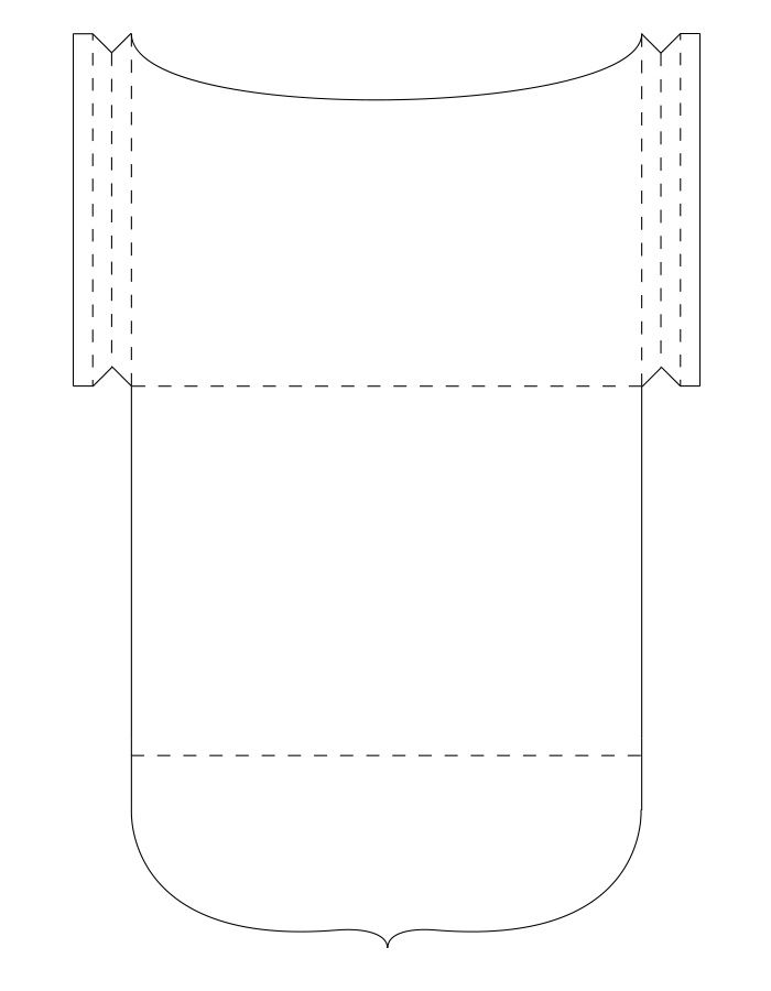 Вместительный конверт гармошкой