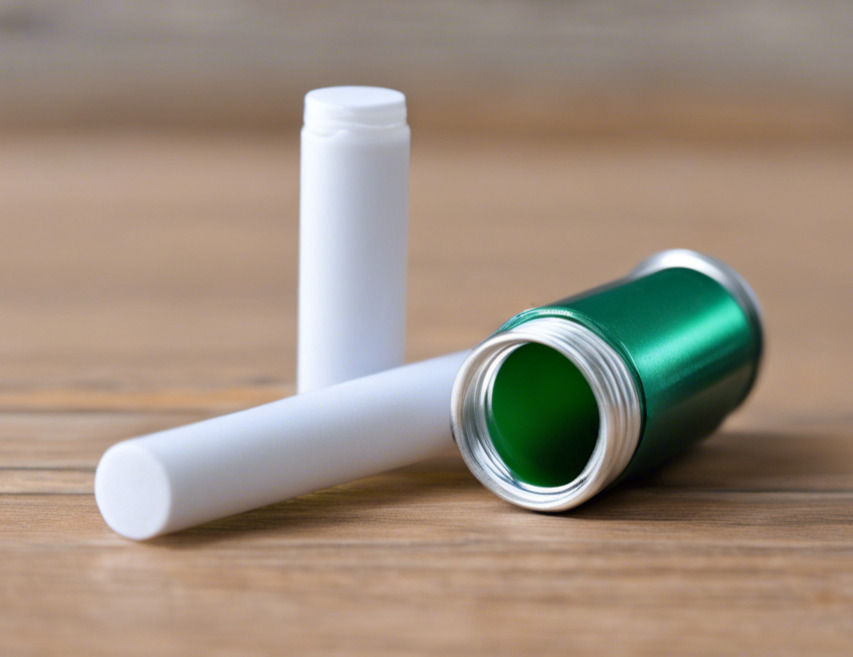 Aluminum Inhaler Stick with Cotton Wick