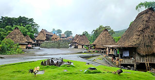 Bena village traditionnel de Flores en Indonésie