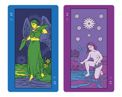 Temperance & The Star: 2 cards of the Pontifex Tarot (Divinatory Edition)