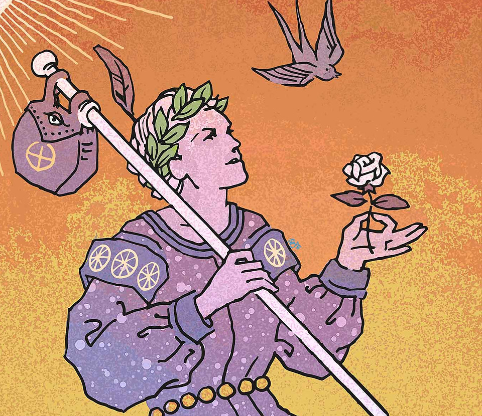 The Fool: Image out of the Pontifex Tarot