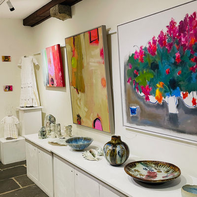 Paintings and ceramics in mixed exhibition at Cartmel Ground