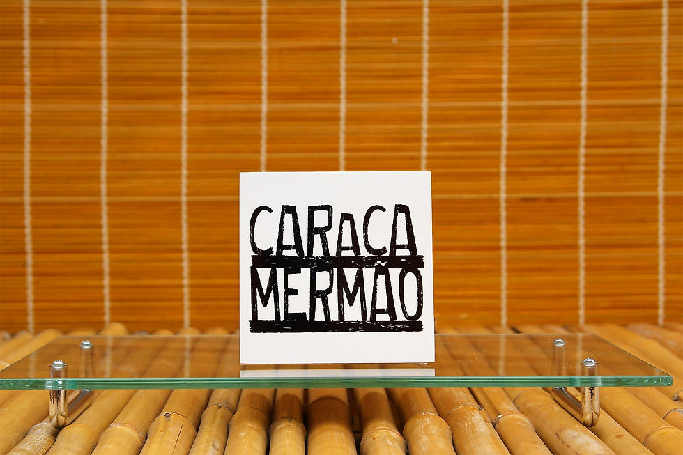 Porcelanato COM Frases - Caraca | COM Artes Visuais