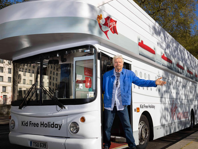 Virgin Richard Branson Bus Ship
