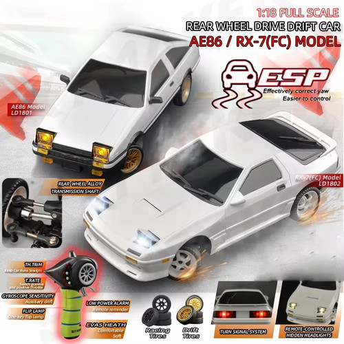 2.4G Mazda FC RC: AE86 RX-7 FC