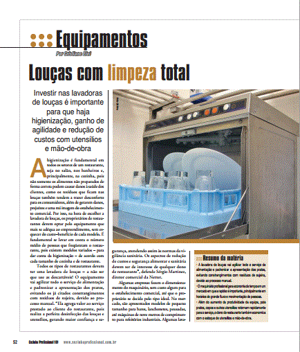 Lava louças industrial