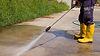 property maintenance team pressure washing Brisbane — JLM Complete Property Services