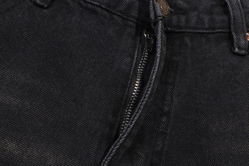 Thumbnail: Gallery Dept. Black w/ Blue Flared Jeans