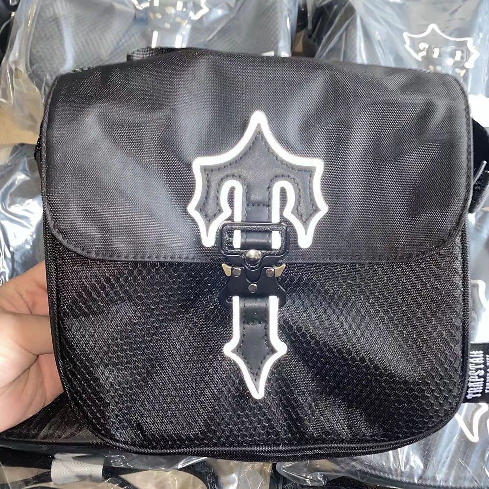 Thumbnail: Trapstar Black Reflective Side Bag