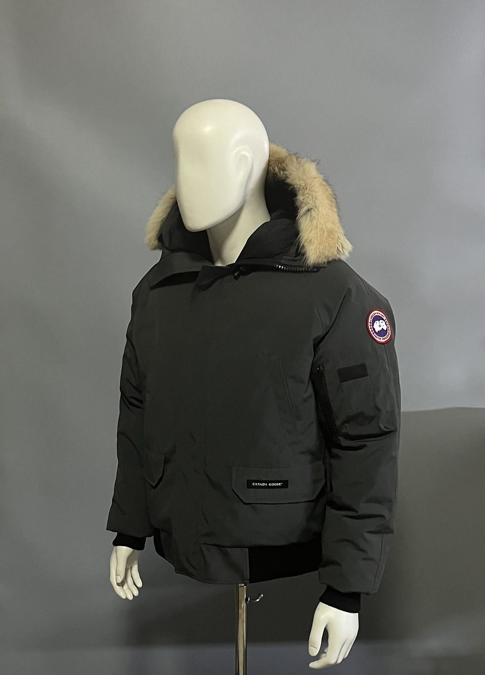 Thumbnail: Canada Goose Dark Grey Chiliwack Bomber Jacket