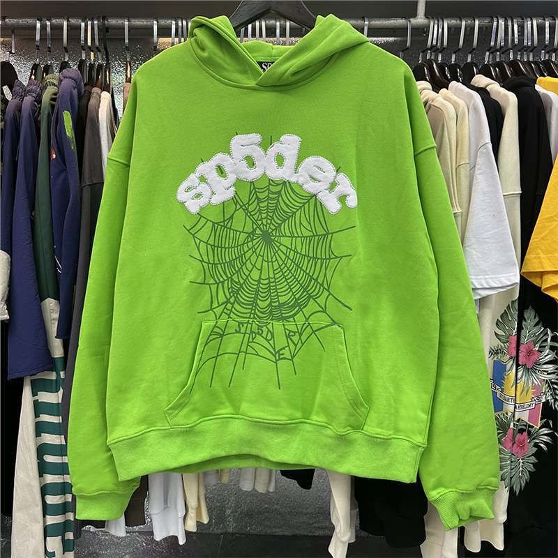 Sp5der Green Hoodie