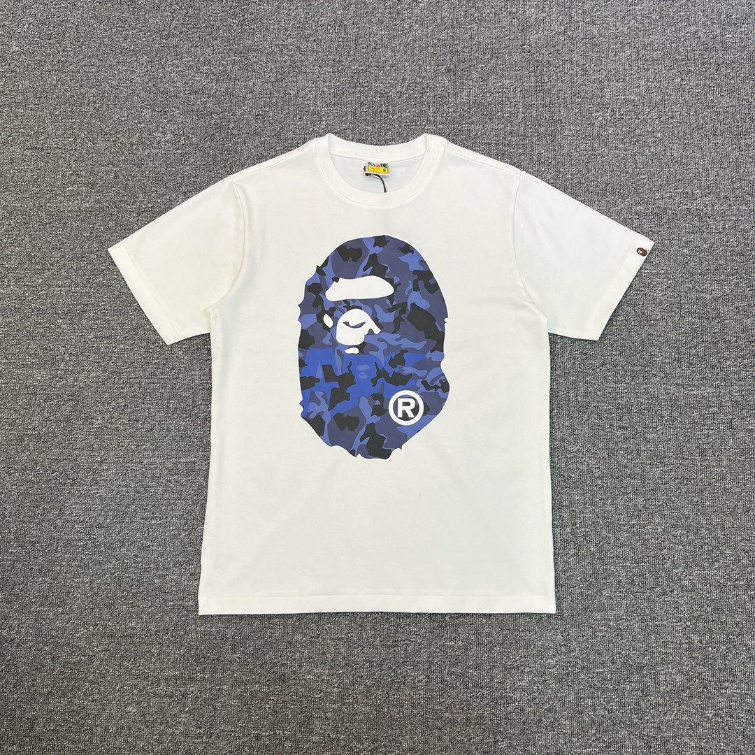 Bape White Tee