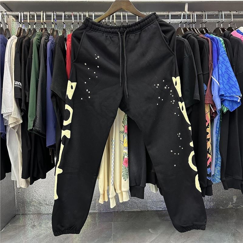 Sp5der Black Pants