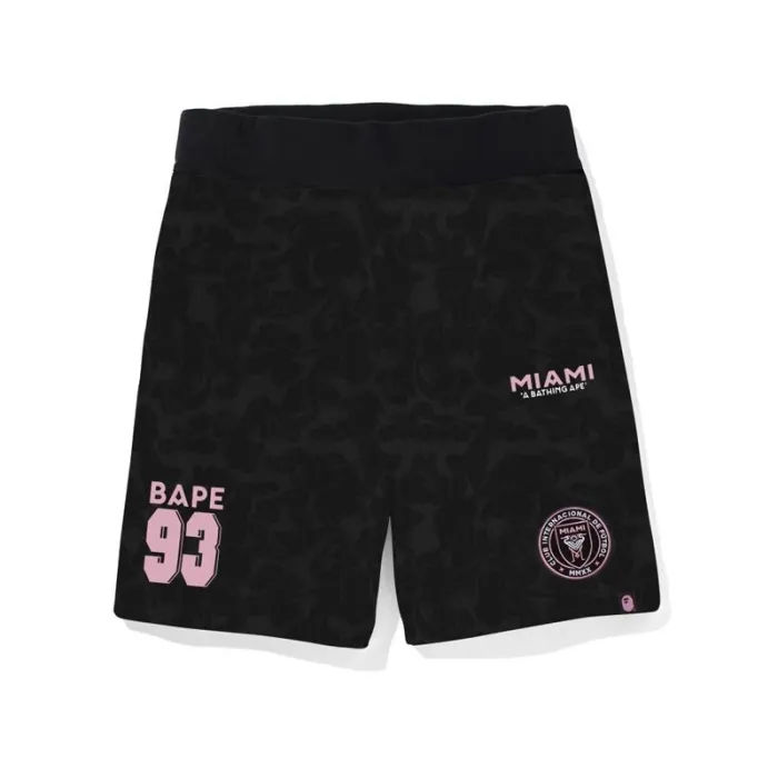 Bape Black Inter Miami Shorts