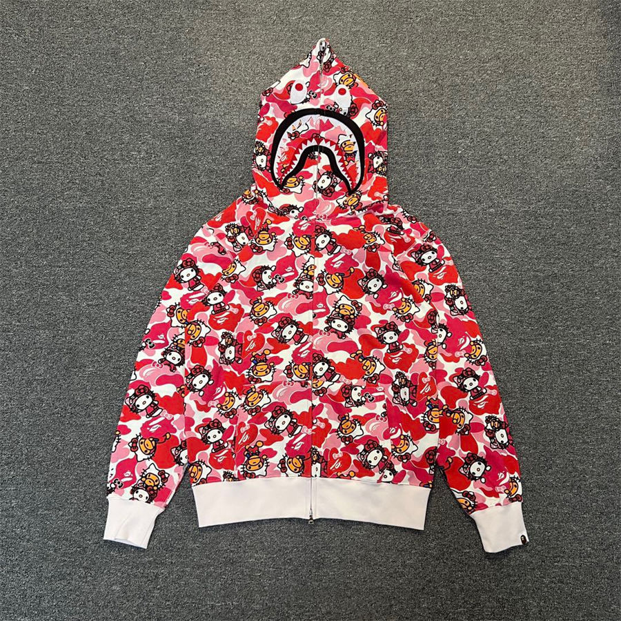 Bape Pink Camo Hoodie