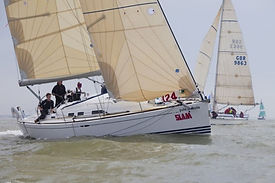 Pure Attitude in the Solent Cup - Three Peaks Yacht Rce 2016