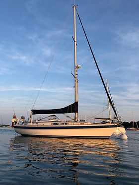 Salvinia, entered in the 2019 3 Peaks Yacht Race for team Fat(ter) Boys.
