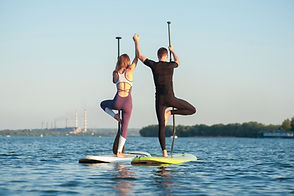 Paddleboard Yoga Pair