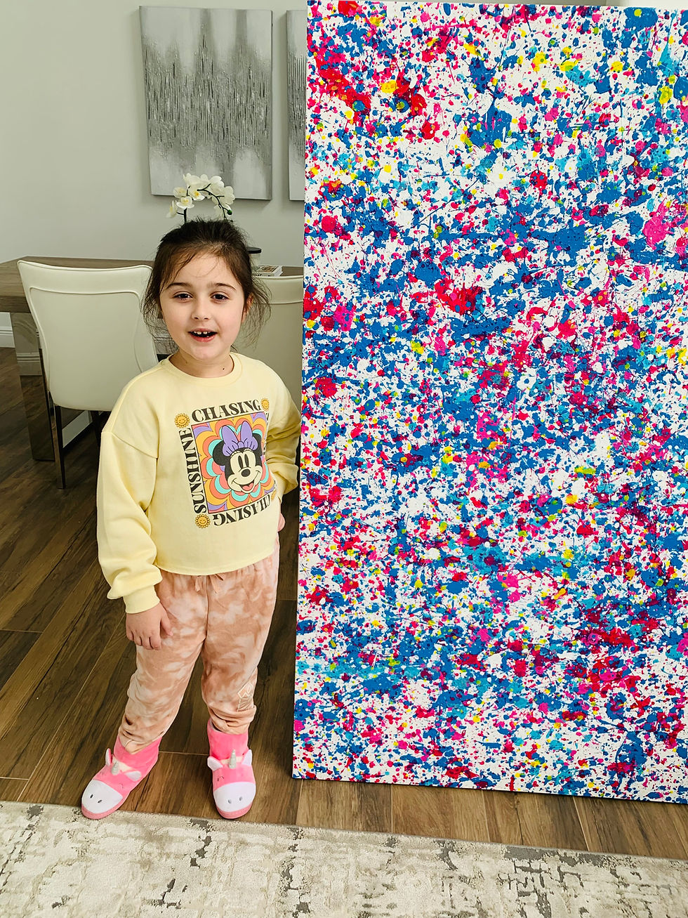 Looking Back! My first large painting Cupcake!