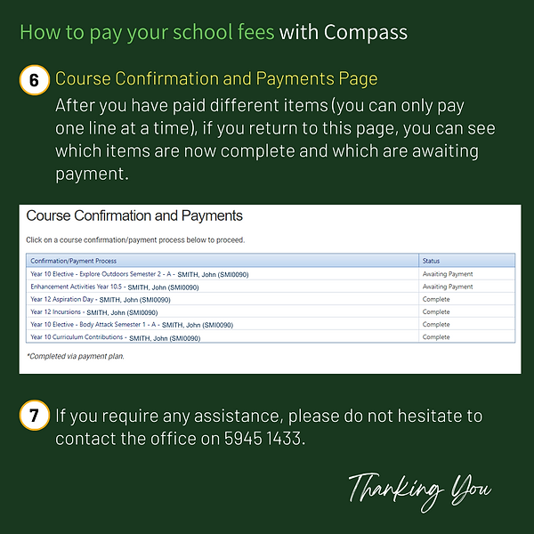Course Confirmation Compass Compass Guide | Pakenham Secondary