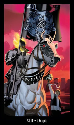 Carta La Muerte del Witches Tarot  Blog JoyMystic