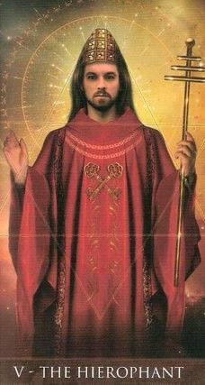 El Hierofante Arcanum Tarot