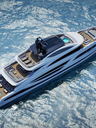 This New Superyacht Has Pools at Both Ends: Lazzara LMY 165
