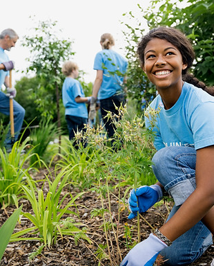 Volunteers-Garden