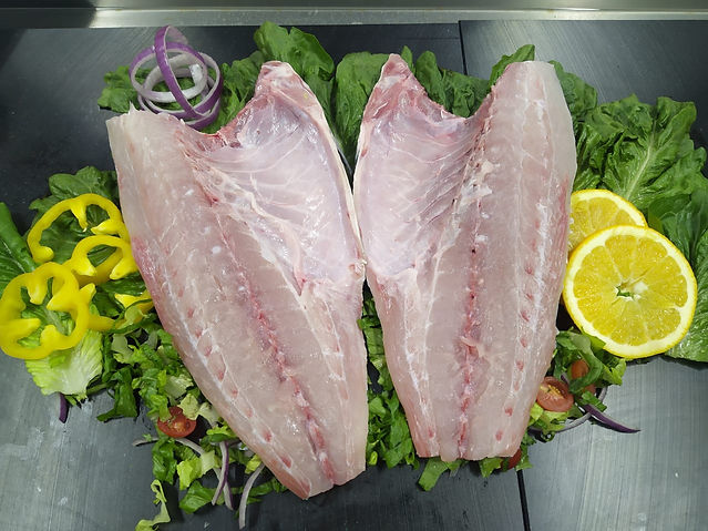 Baja Kanpachi J Cut Sides with Garnishes