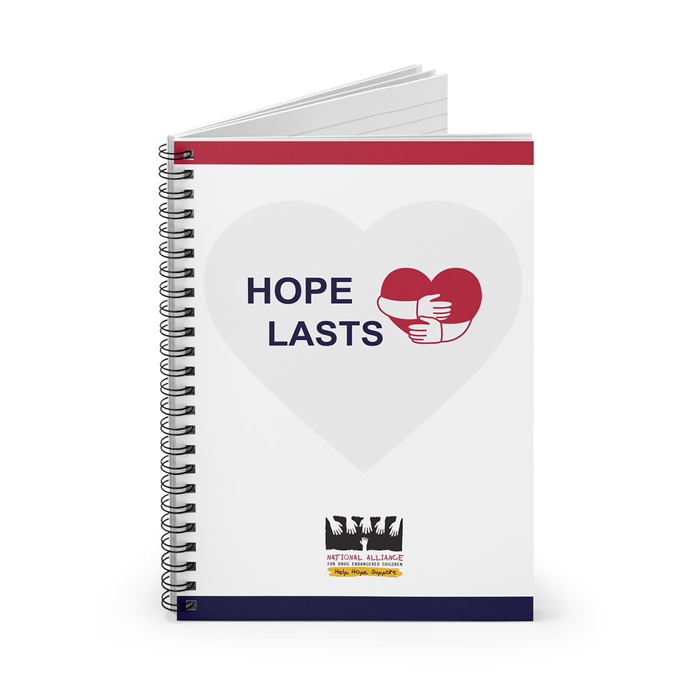 Thumbnail: NADEC "Hope Lasts" Ruled Spiral Notebook