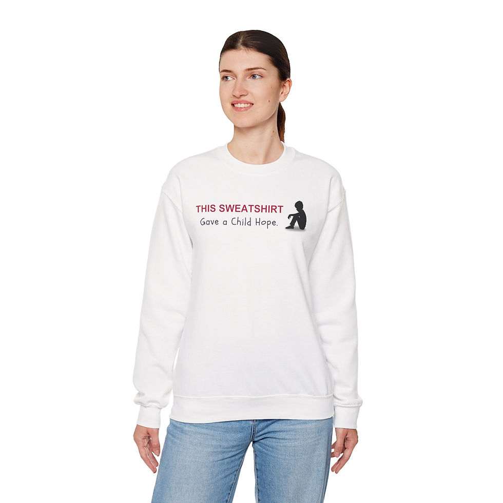 Thumbnail: NADEC "This Sweatshirt Gave a Child Hope" Crewneck Unisex Sweatshirt