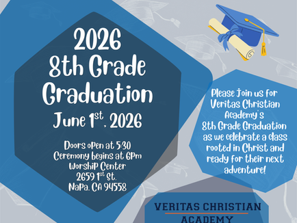 8th Grade Graduation is June 1st! 