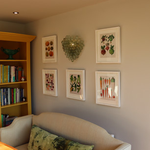 Completed house extension interior.