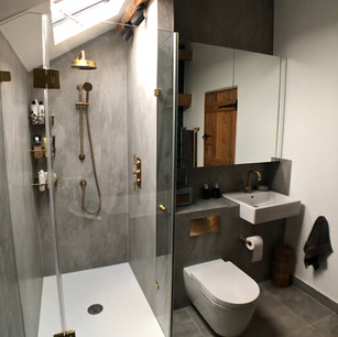 Shower and bathroom rennovation.