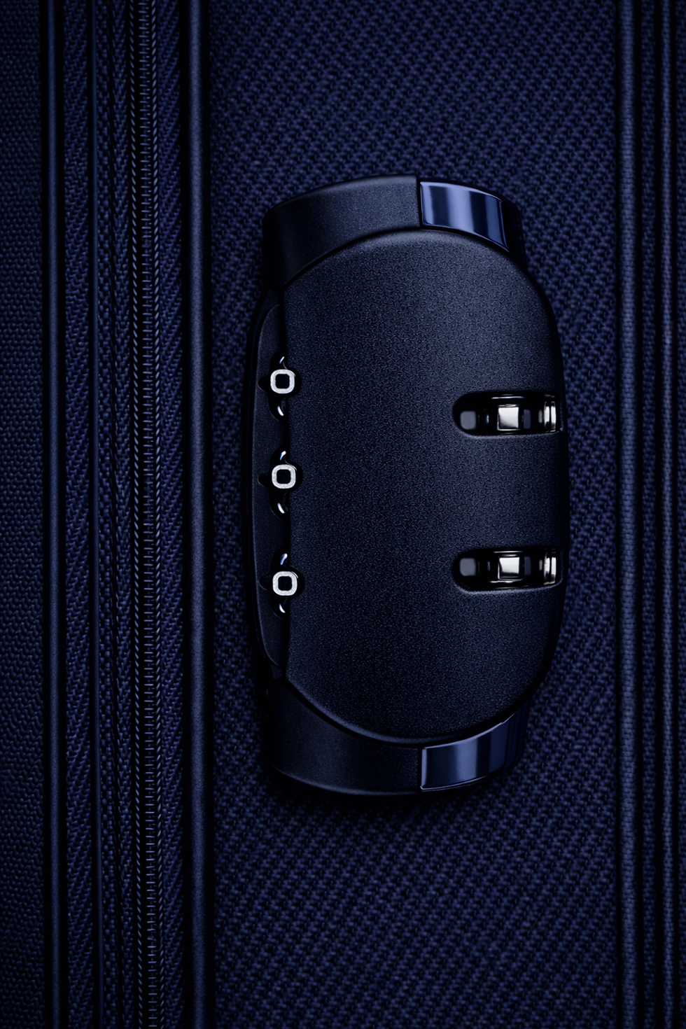 Thumbnail: 2 - Piece Navy Blue Spinner Luggage Set 