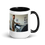 Thumbnail: White Ceramic Mug with Color Inside