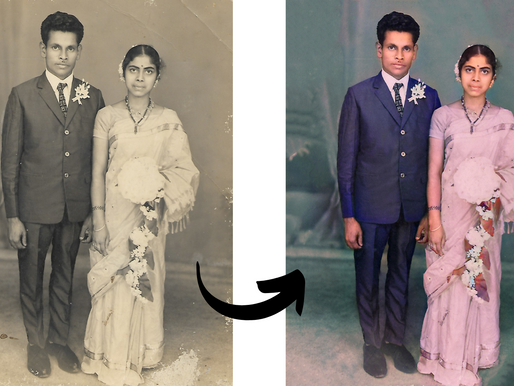 Restoring an old photograph